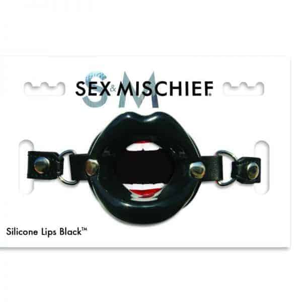 Bâillon Bouche Noir Sex & Mischief